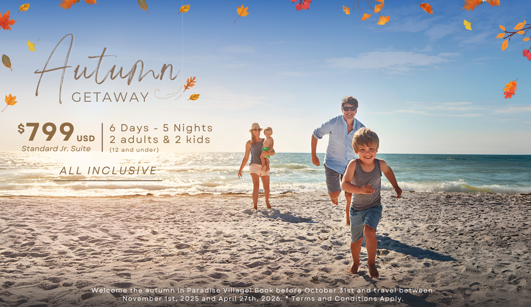 Autumn 2025 All Inclusive Vacation Package Puerto Vallarta