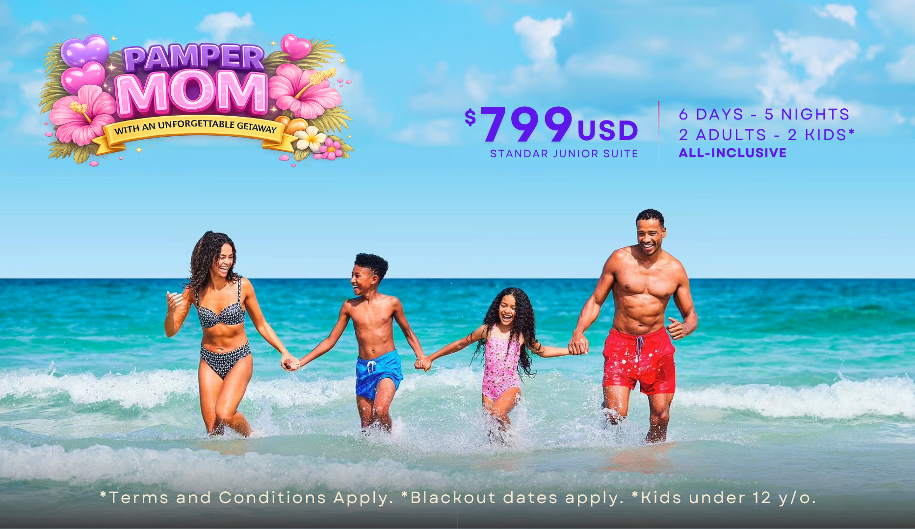 pamper mom PV All Inclusive Vacation Package Puerto Vallarta