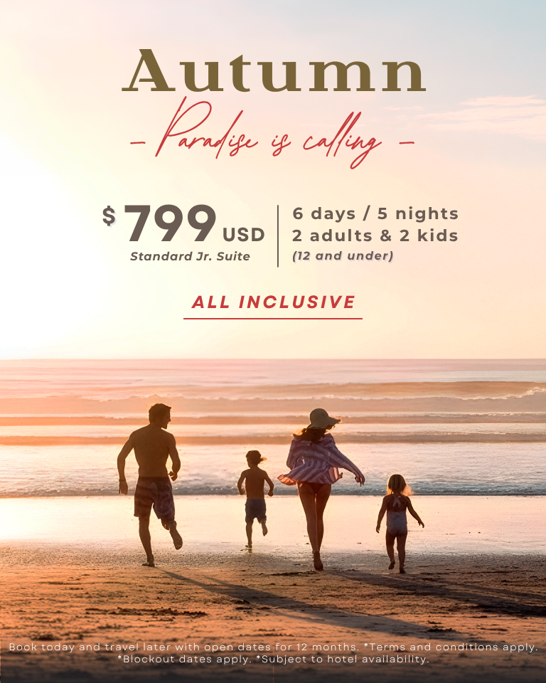 Autumn - Paradise is calling All Inclusive Vacation Package Puerto Vallarta